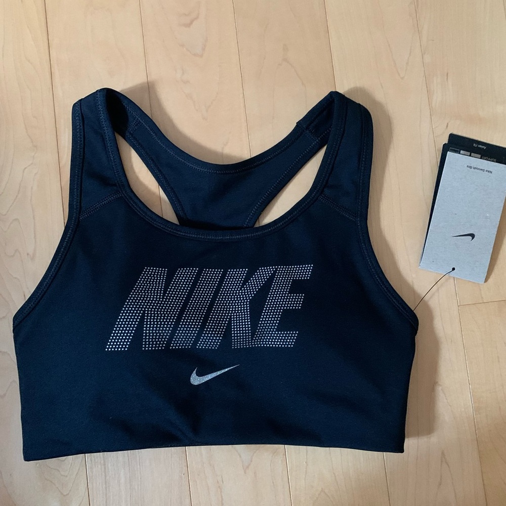 nike sports bra - has small rhinestones on logo